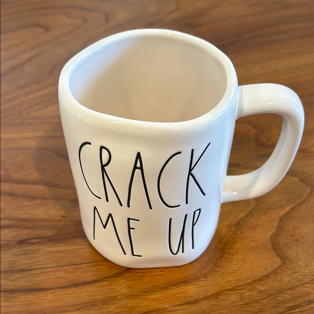 White Ceramic Mug with Text Design